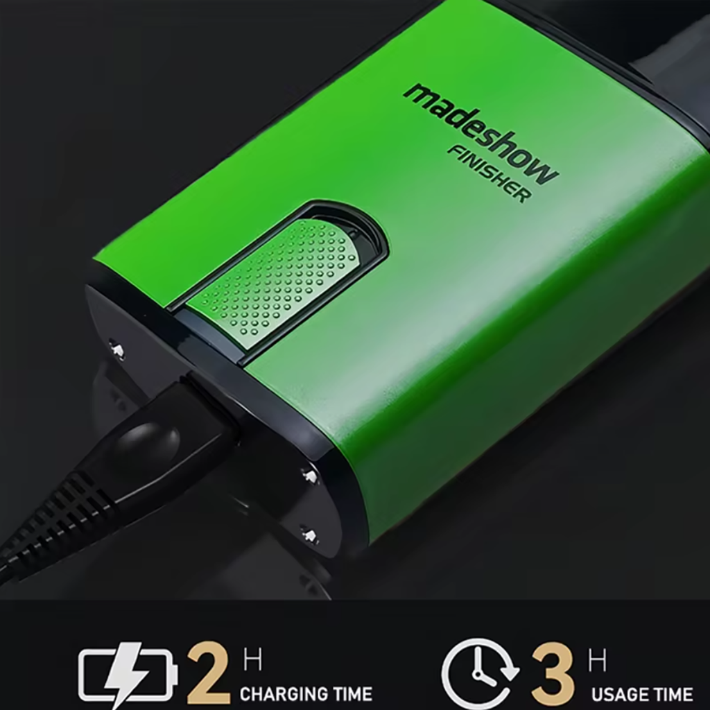 Madeshow M7 Green Whitening Device Hair Clippers Hair Trimmer Electric Shaver Hair Stylist's Exclusive Whitening Hair Clippers