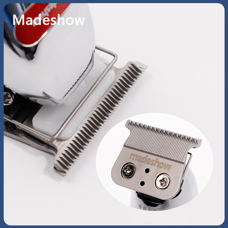 MadeShow M6 Finishing Hair Clipper Cordless Hair Trimmer For Men All Metal Hair Cutting Machine Haircut Machine