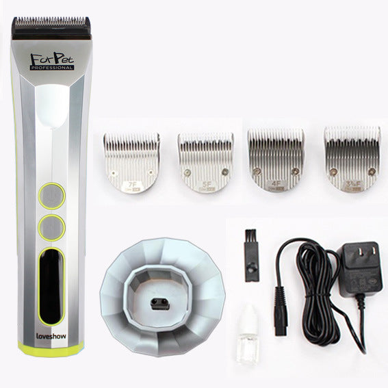 Madeshow Loveshow L5+ Pet Electric Push, Clipper, Hair-leaving Knife Head, Electric Push, Cat and Dog Fader, Razor Universal.