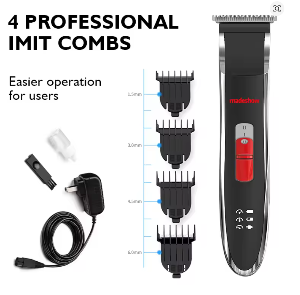 Professional Hair Clippers Madeshow M1 Hair Trimmer for Men Cordless Finishing Hair cutting Machine For Barbers Beard Trimmer