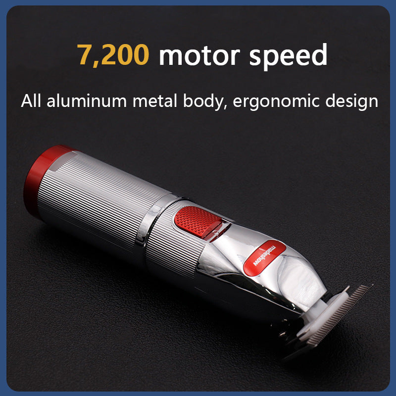 MadeShow M6 Finishing Hair Clipper Cordless Hair Trimmer For Men All Metal Hair Cutting Machine Haircut Machine