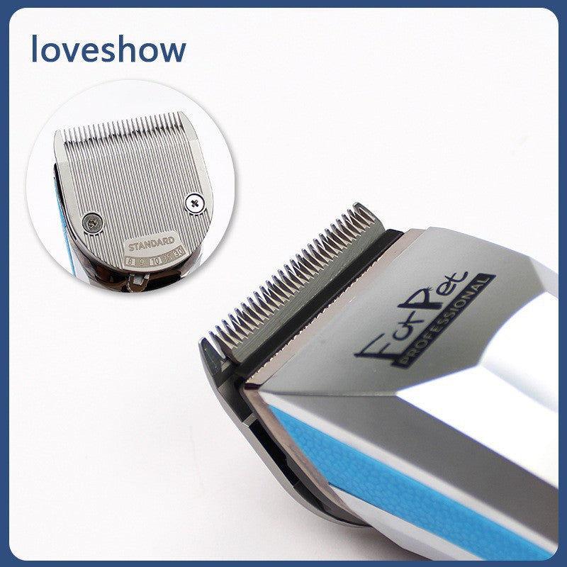 Madeshow Loveshow L5+ Pet Electric Push, Clipper, Hair-leaving Knife Head, Electric Push, Cat and Dog Fader, Razor Universal.