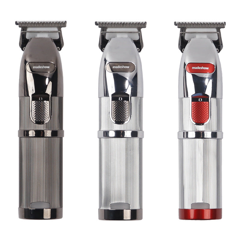 MadeShow M6 Finishing Hair Clipper Cordless Hair Trimmer For Men All Metal Hair Cutting Machine Haircut Machine