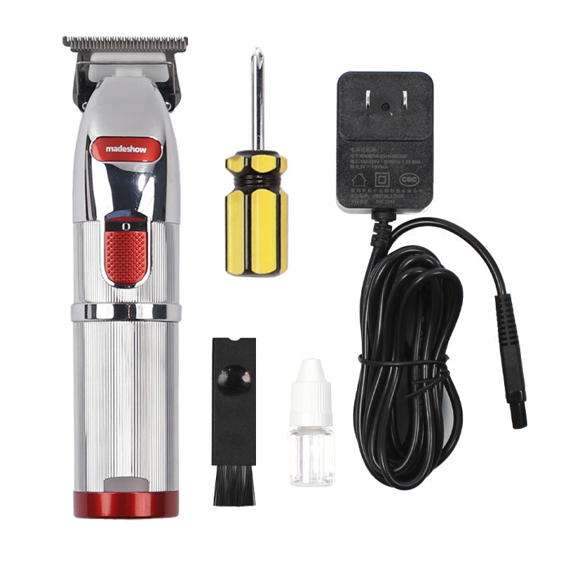 MadeShow M6 Finishing Hair Clipper Cordless Hair Trimmer For Men All Metal Hair Cutting Machine Haircut Machine