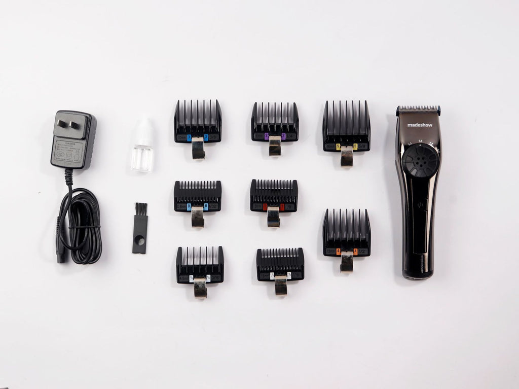 Madeshow M2+ Professional Oil Head Hair Clipper Hair Cutter Titanium Plated Ceramic Blade 6500rpm Hair Salon Trimmer