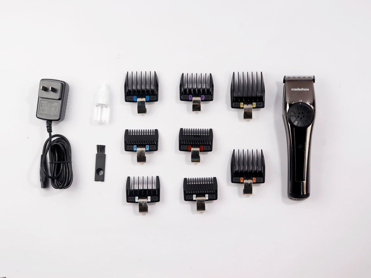 Madeshow M2+ Professional Oil Head Hair Clipper Hair Cutter Titanium Plated Ceramic Blade 6500rpm Hair Salon Trimmer