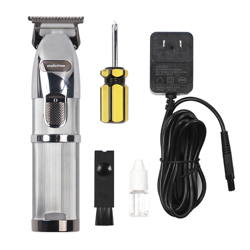 MadeShow M6 Finishing Hair Clipper Cordless Hair Trimmer For Men All Metal Hair Cutting Machine Haircut Machine