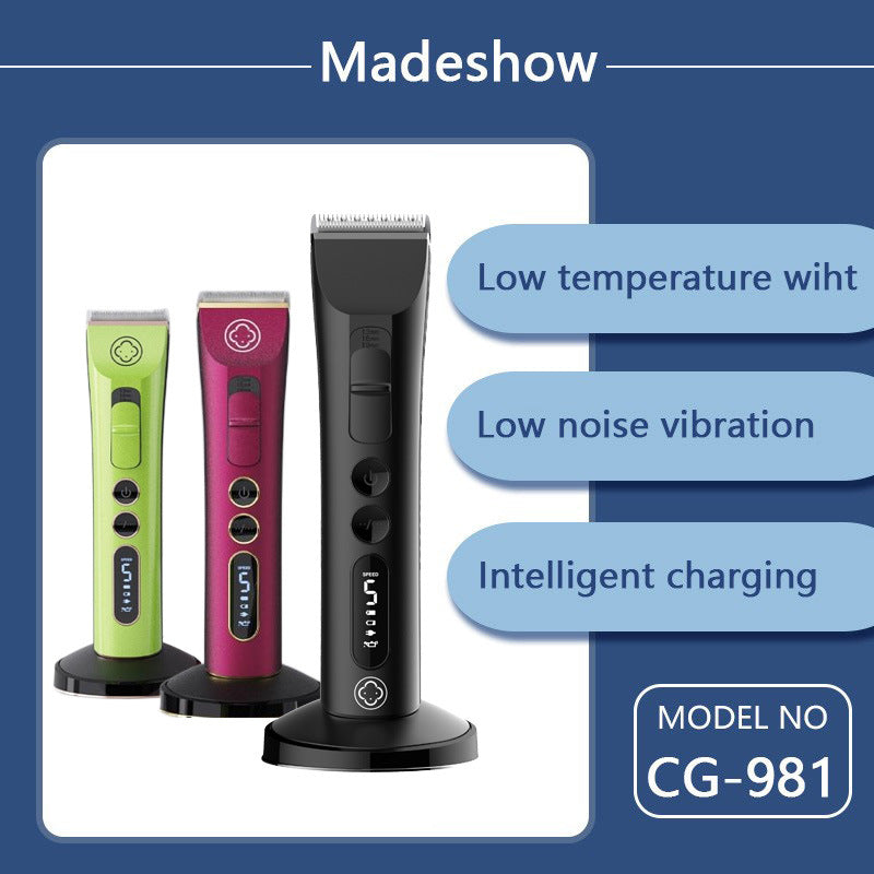 Madeshow 981 Hair Cut Machine Beard Trimmer Cordless Barber Clippers Professional Cordless Hair Trimmer for Men