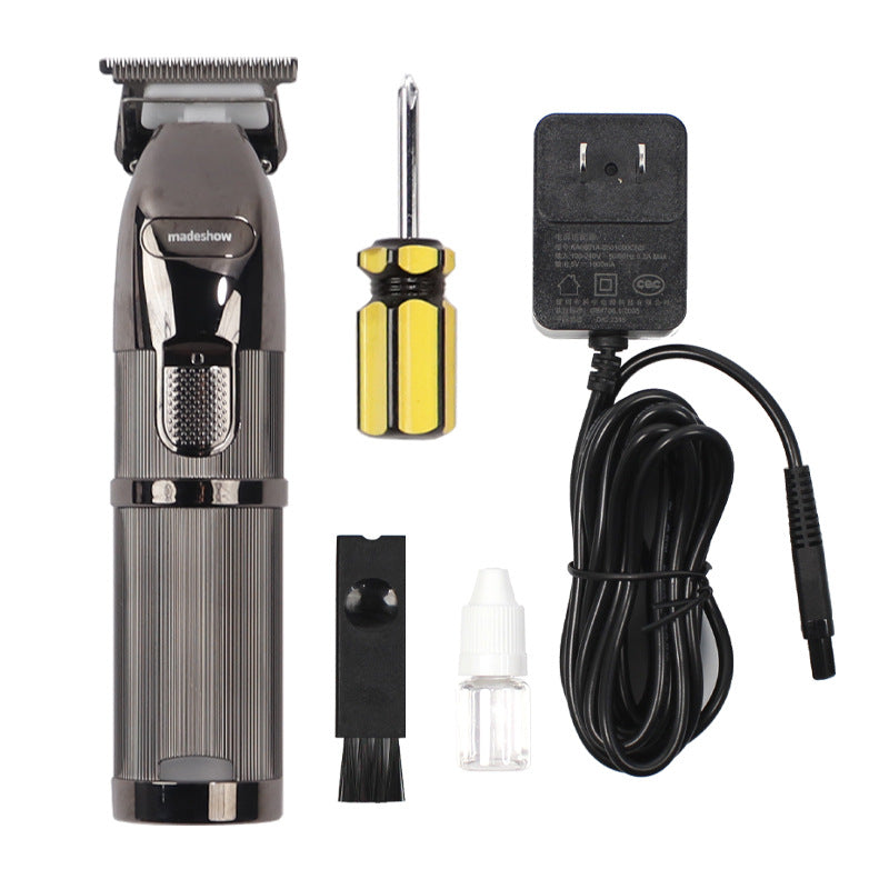 MadeShow M6 Finishing Hair Clipper Cordless Hair Trimmer For Men All Metal Hair Cutting Machine Haircut Machine