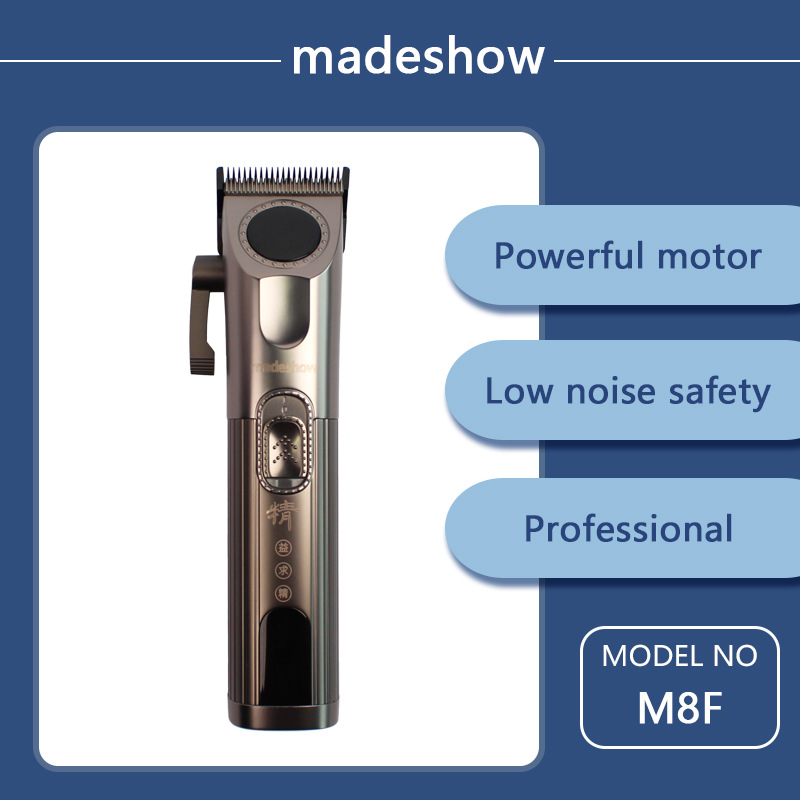 M8F MADESHOW Hair Clippers for Men, Barber Clippers Set, Mens Cordless Wireless Hair Clipper for Barbers Haircut Kit Fade