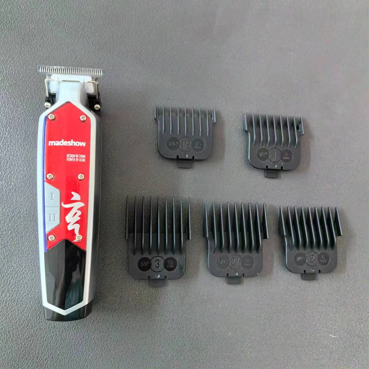 Madeshow Qiande New Design Chinese Yuan Heng Li Zhen Four-piece Set of Oil Head Professional Gradient Barber Shop Set
