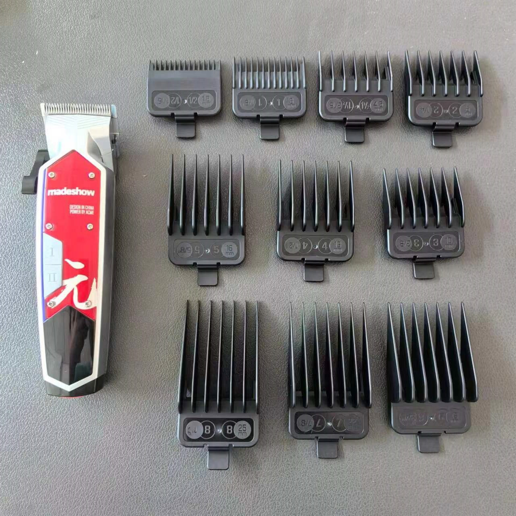 Madeshow Qiande New Design Chinese Yuan Heng Li Zhen Four-piece Set of Oil Head Professional Gradient Barber Shop Set