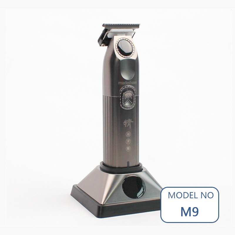 MADESHOW M9 Professional Hair Clippers, Beard Trimmer, Cordless Trimmer for Men, All Metal Hair Clipper with Charging Base