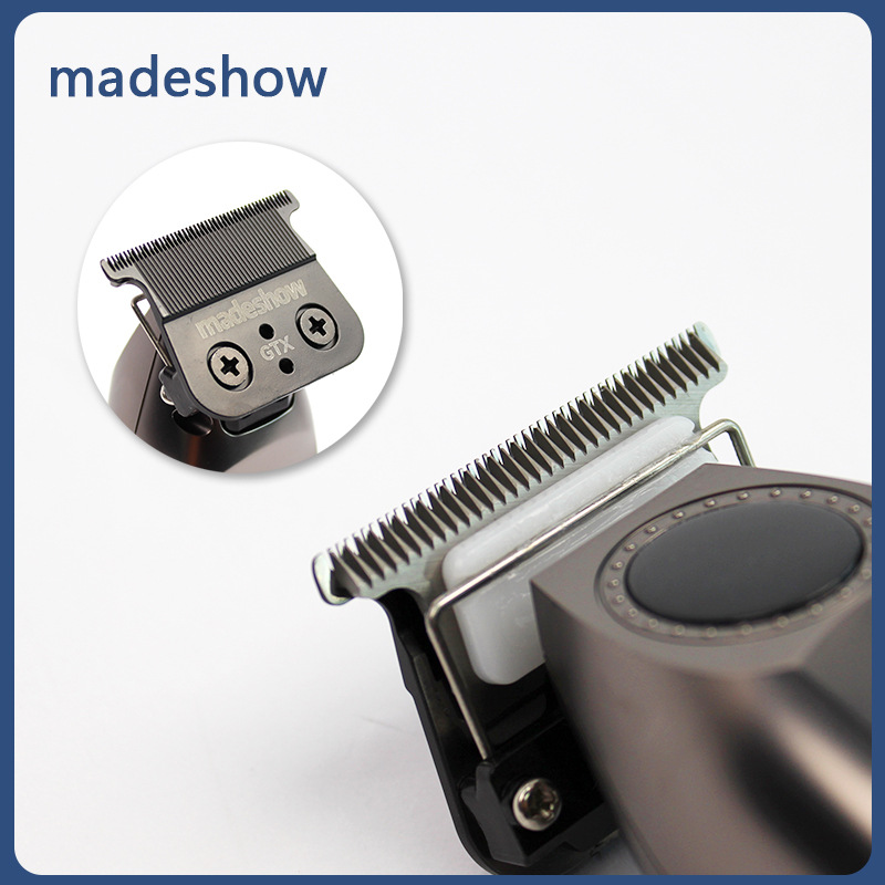 MADESHOW M9 Professional Hair Clippers, Beard Trimmer, Cordless Trimmer for Men, All Metal Hair Clipper with Charging Base
