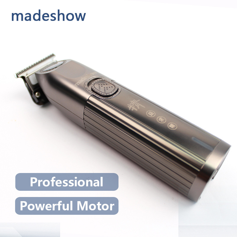 MADESHOW M9 Professional Hair Clippers, Beard Trimmer, Cordless Trimmer for Men, All Metal Hair Clipper with Charging Base