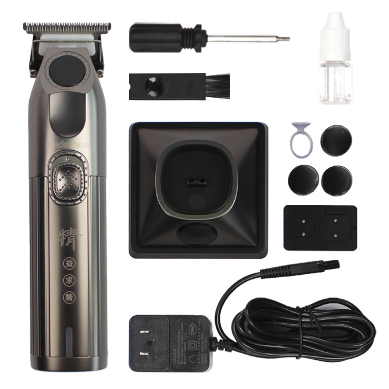 MADESHOW M9 Professional Hair Clippers, Beard Trimmer, Cordless Trimmer for Men, All Metal Hair Clipper with Charging Base