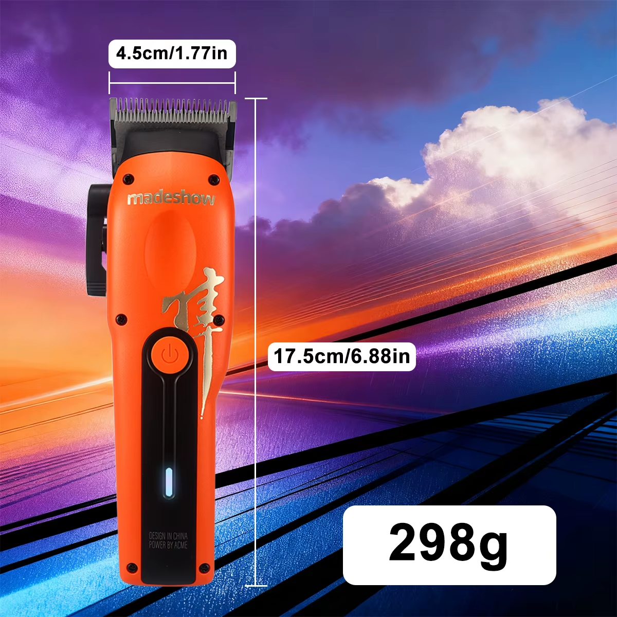 MADESHOW M15 Men's Hair Clipper DLC Blade 6800RPM 6.5W Low Noise for Salon Use Professional Hair Clipper Hair Cutting Machine