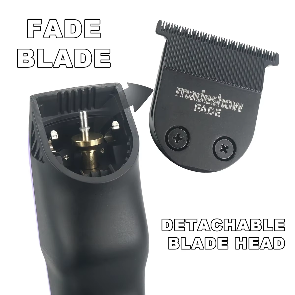 Madeshow M16 Trimmer for Men with DLC Blade Zero Gapped 6.5W Professional Hair Trimmer Machine for Barber Shop Finishing Machine