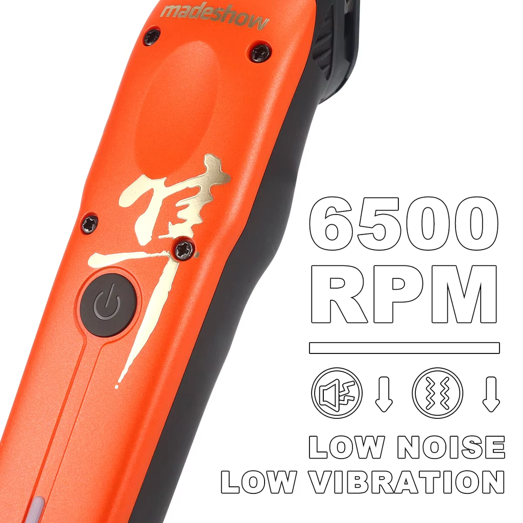 Madeshow M16 Trimmer for Men with DLC Blade Zero Gapped 6.5W Professional Hair Trimmer Machine for Barber Shop Finishing Machine