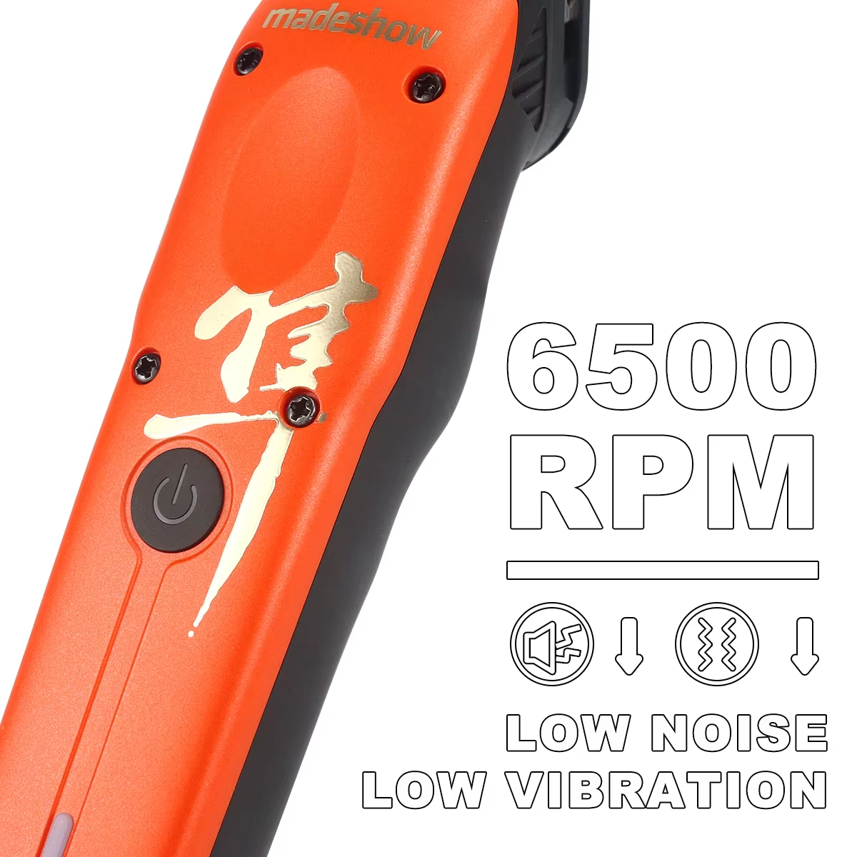 Madeshow M16 Trimmer for Men with DLC Blade Zero Gapped 6.5W Professional Hair Trimmer Machine for Barber Shop Finishing Machine