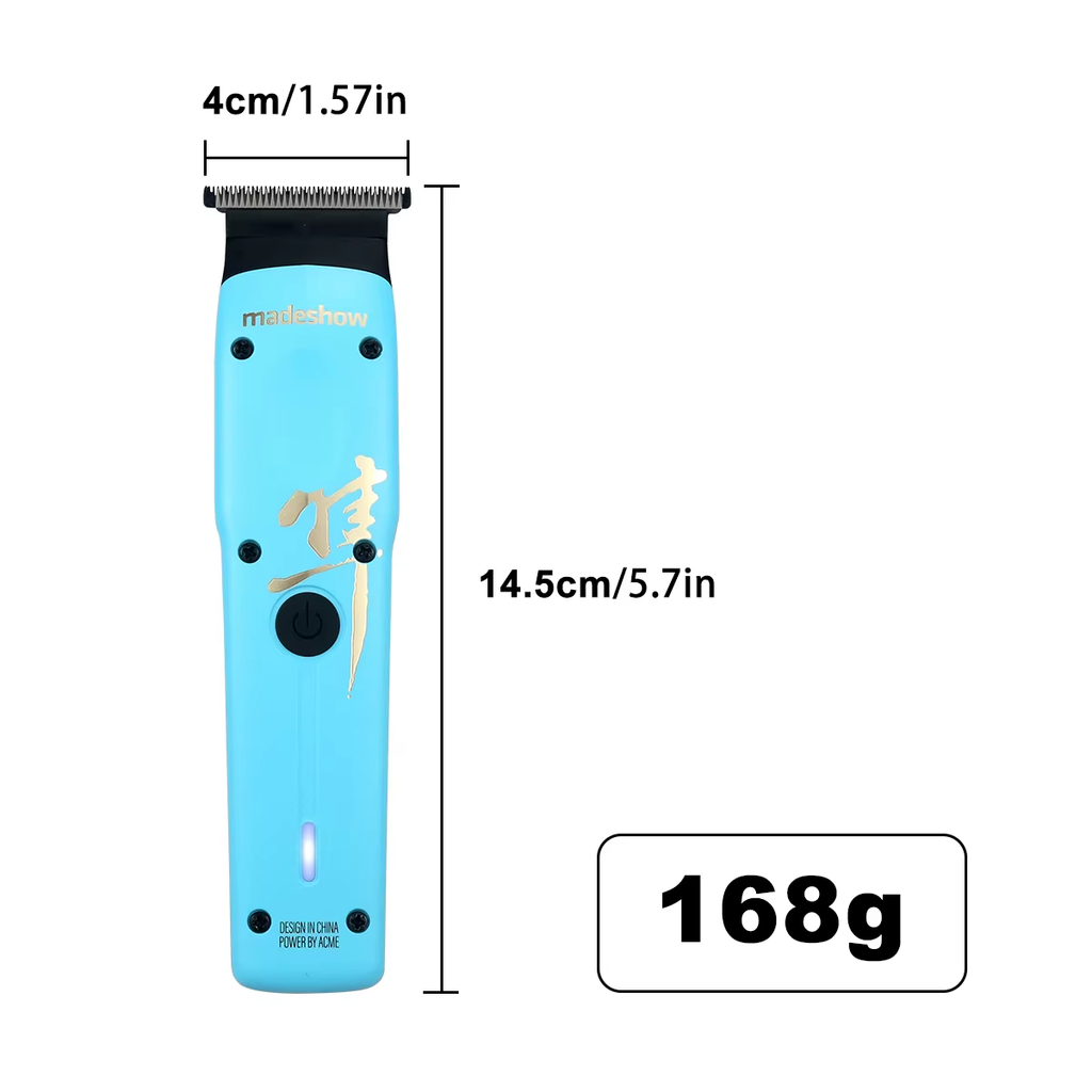 Madeshow M16 Trimmer for Men with DLC Blade Zero Gapped 6.5W Professional Hair Trimmer Machine for Barber Shop Finishing Machine
